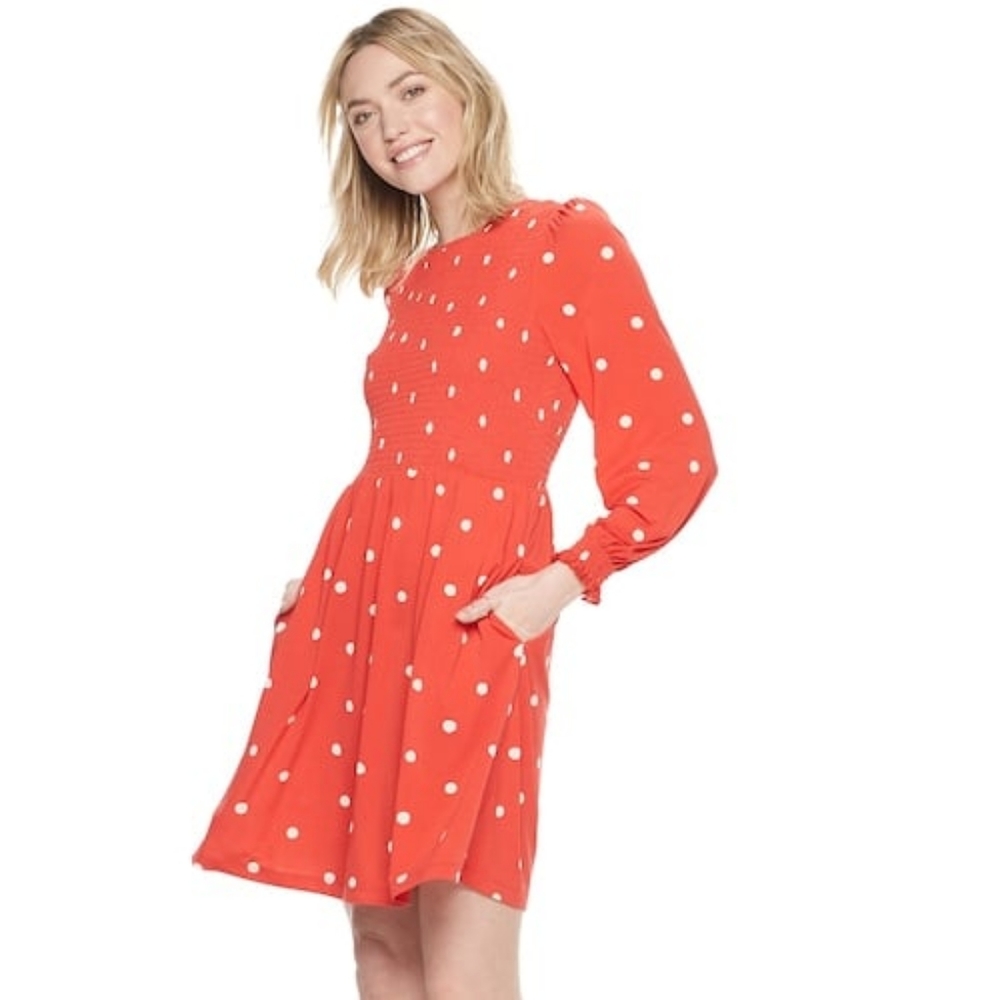 Pop sugar BLACK polka dot dress